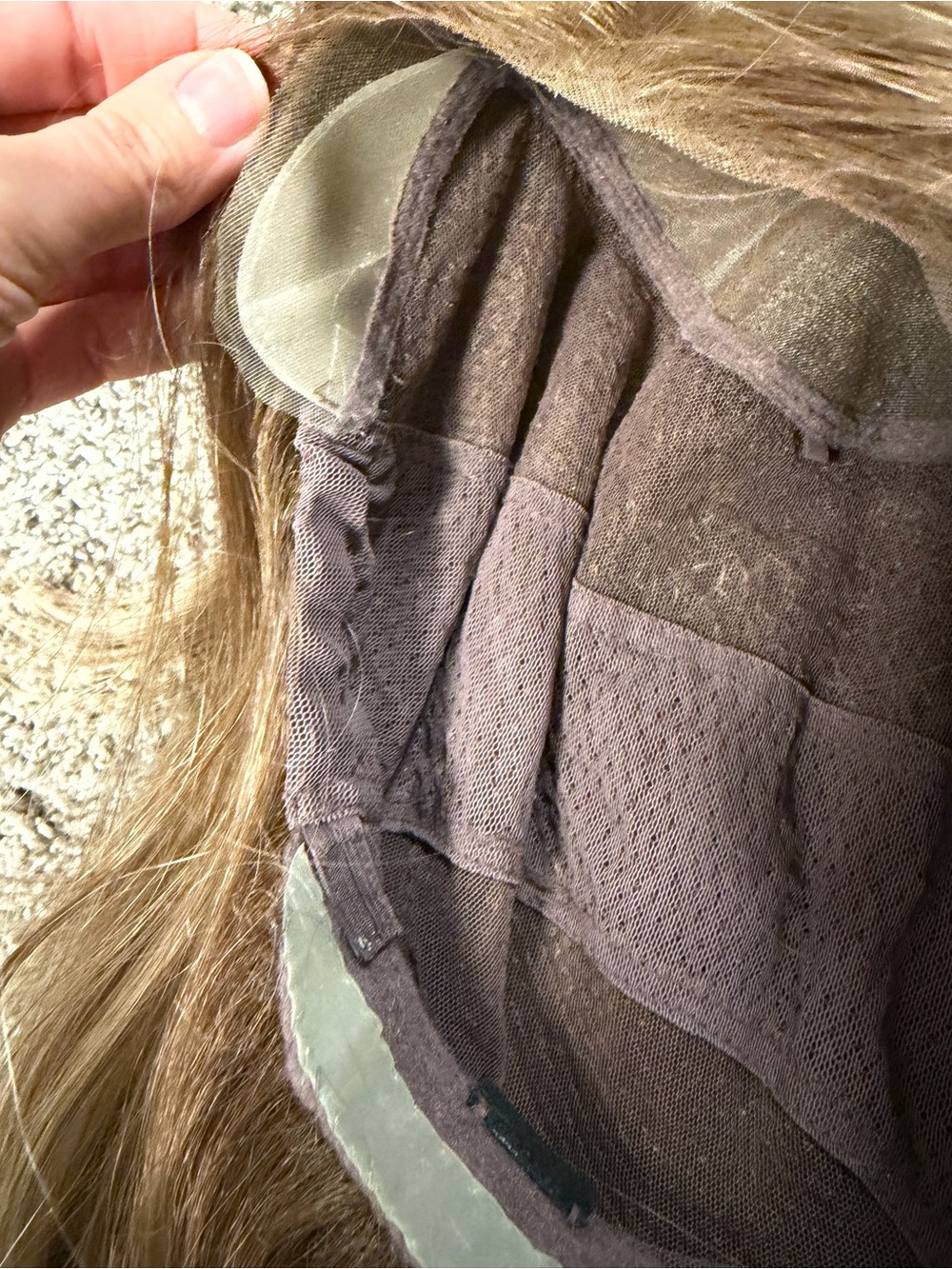 Zara Lite Jon Renau Layered Synthetic Wig Brown Blonde Hand Tied Monofilament - Picture 12 of 17